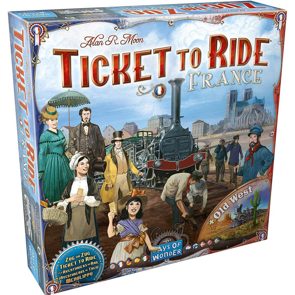 Ticket to Ride France & Old West Map Collection (Volume 6)