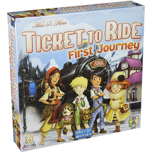 Ticket to Ride Europe First Journey Board Game