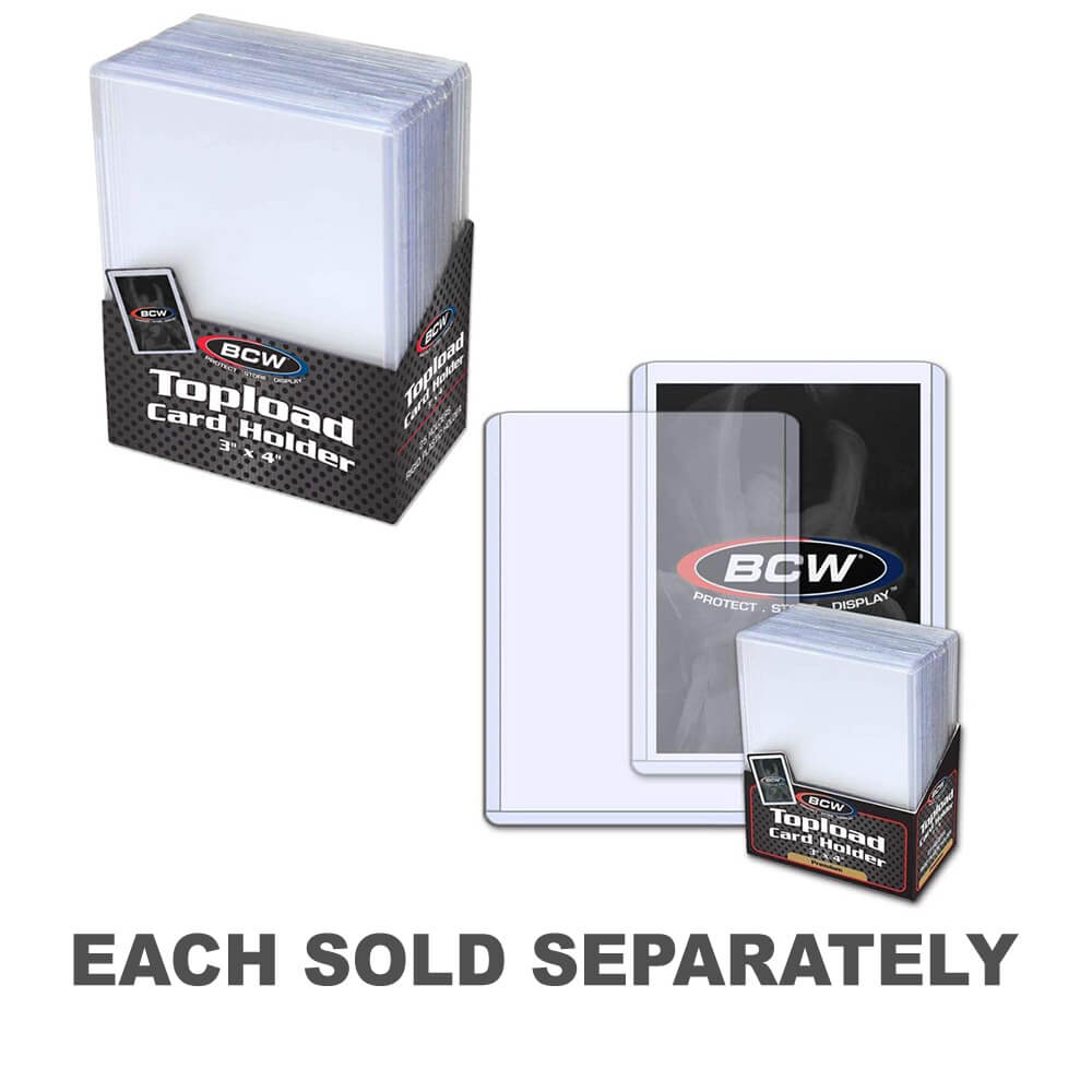 Portatarjetas de carga superior BCW (3" x 4")