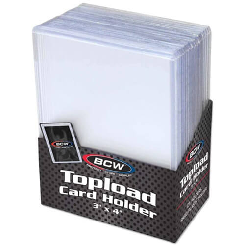 BCW Topload-Kartenhalter (3" x 4")