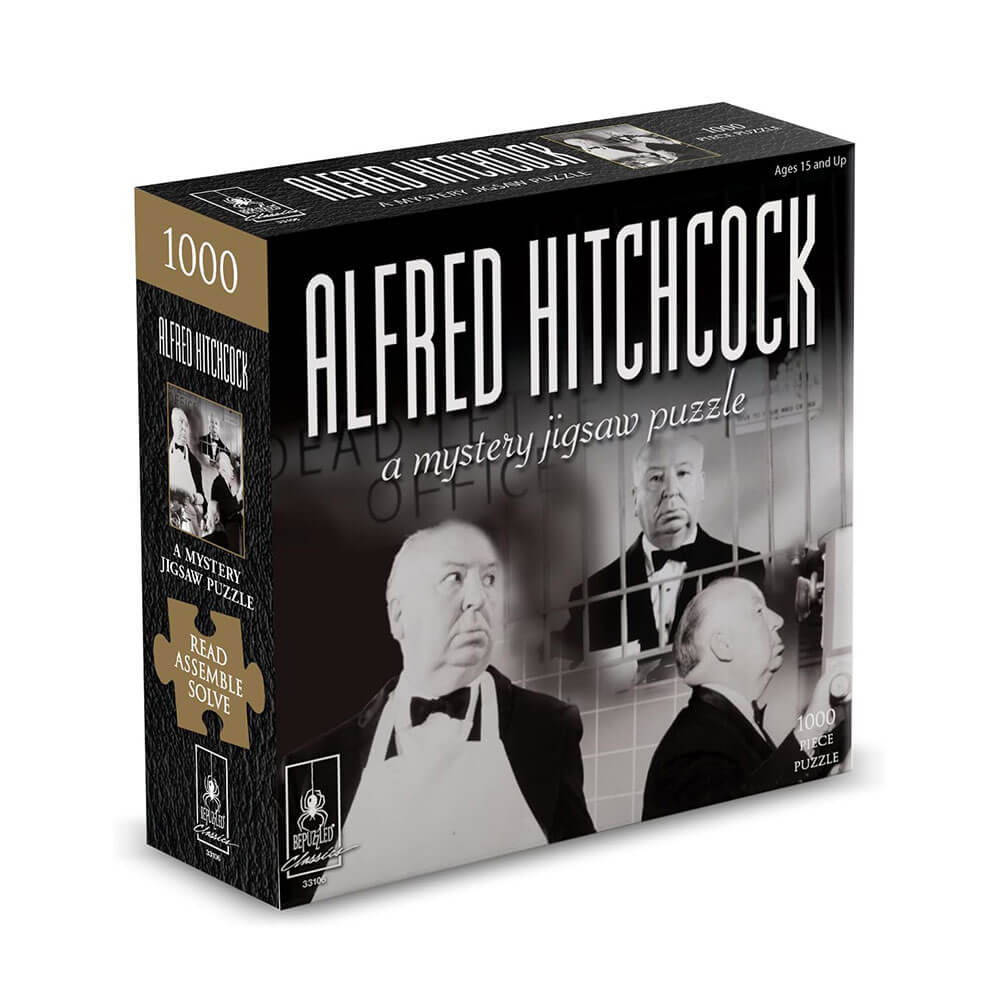 Alfred Hitchcock Classic Mystery Jigsaw Puzzle 8 x 8"
