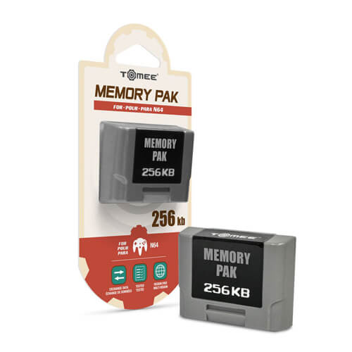 N64 tomee 256kb geheugenpak-controllerpakketkaart