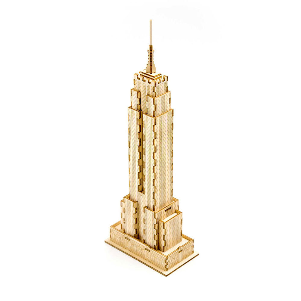 Incredibuilds New York Empire State Building 3D Wood Model
