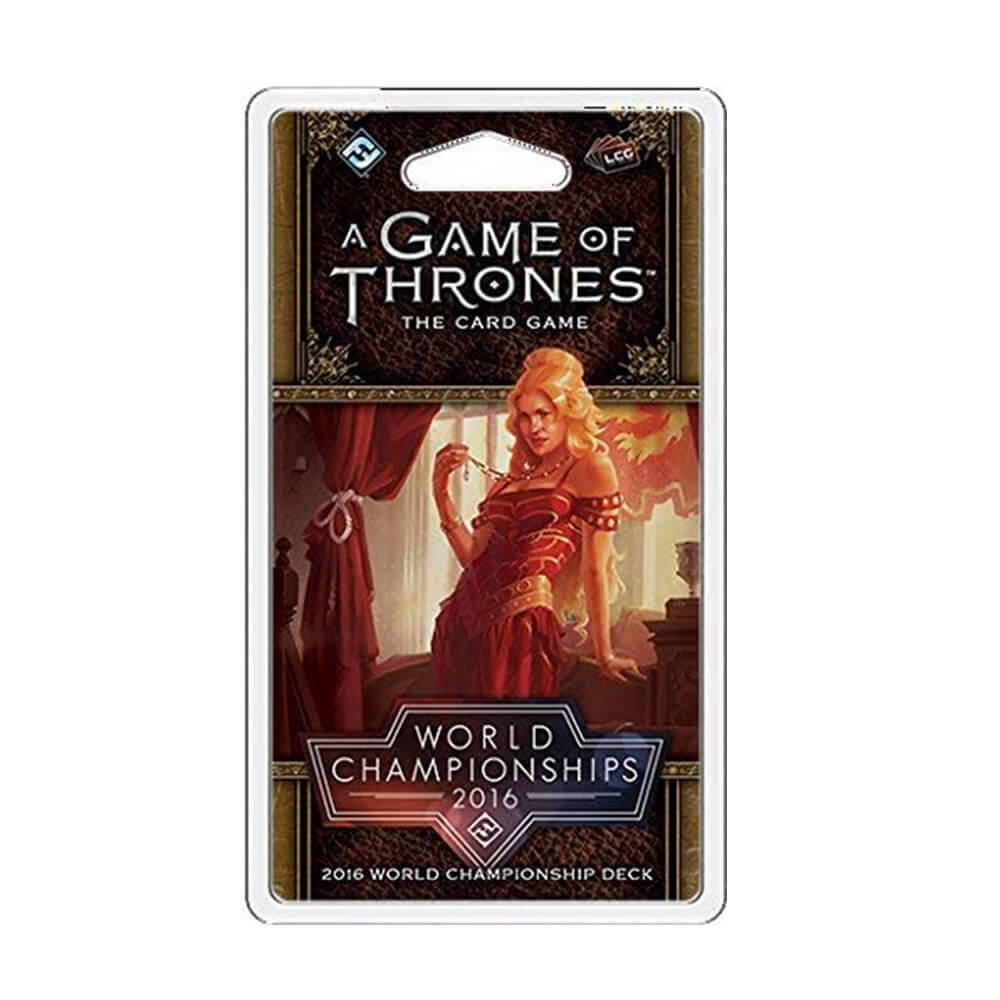 A Game of Thrones LCG 2016 World Championship Joust Deck