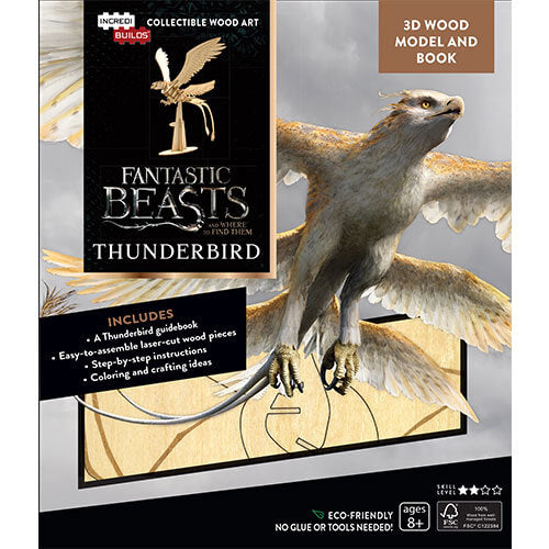 Incredibuilds FB Thunderbird Book and 3D Wood Model