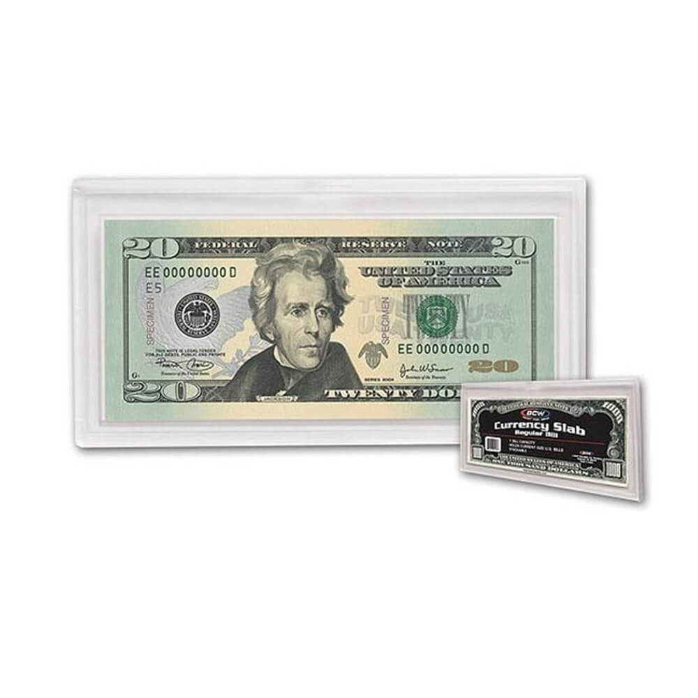 BCW Deluxe Currency Slab