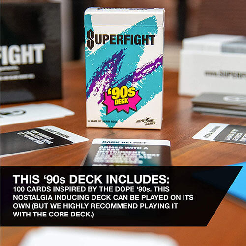 Superfight, el juego de cartas de los 90