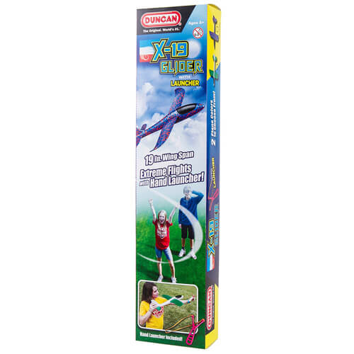 Duncan X-19 Glider with Hand Launcher (Assorted Colours)