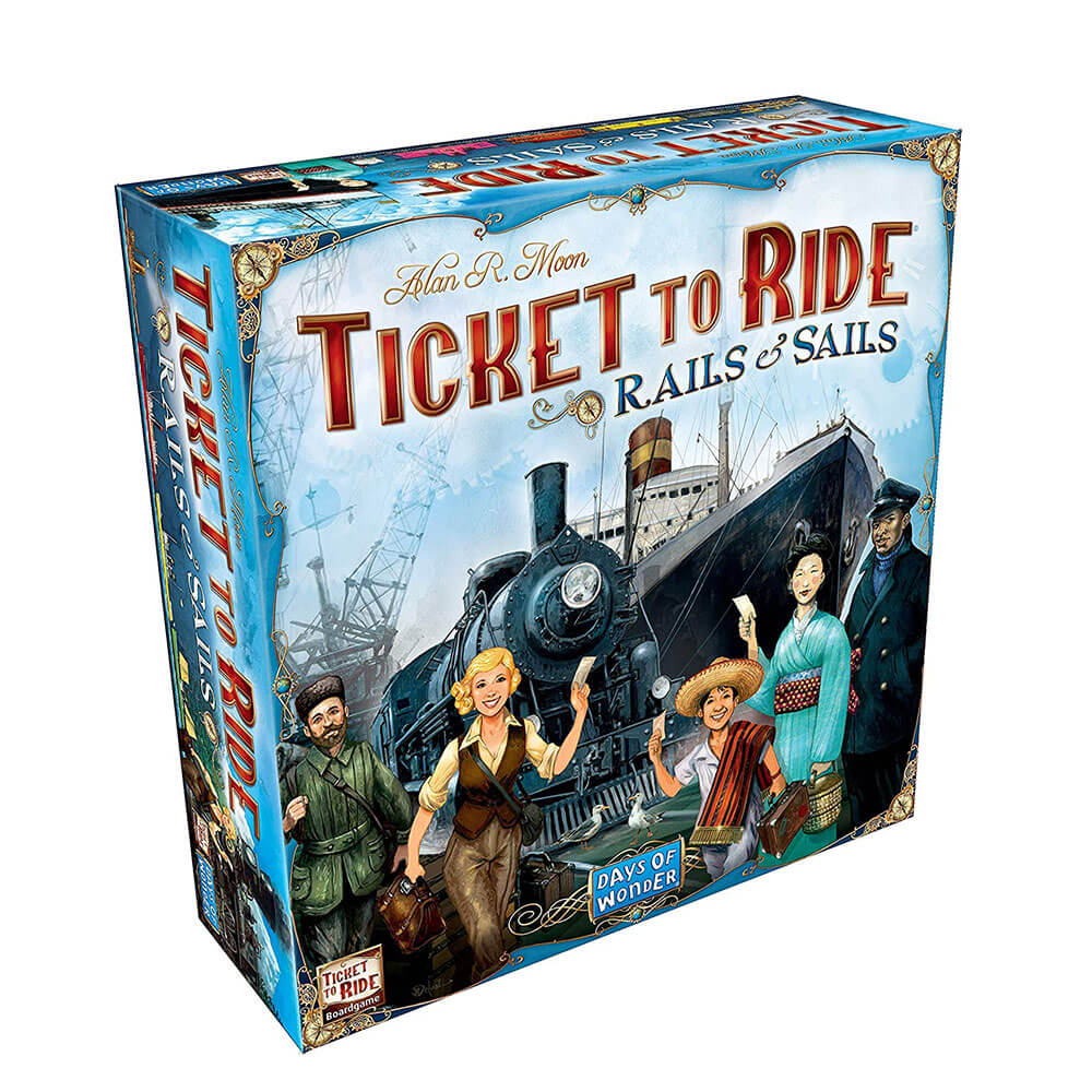 Ticket to Ride Rails & Sails Board Game