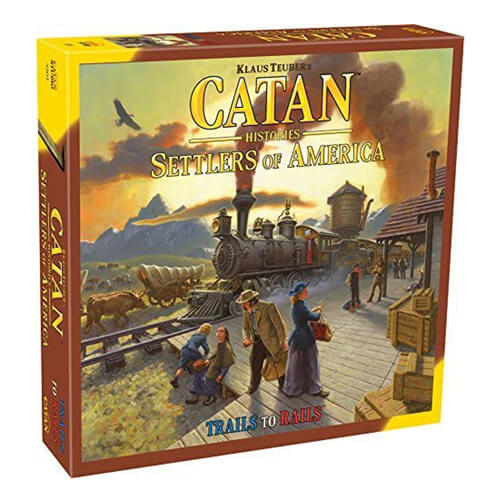 Settlers of America Trails to Rails Board Game