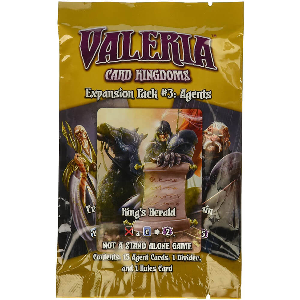 Valeria Card Kingdoms Expansion Pack 3 Agents