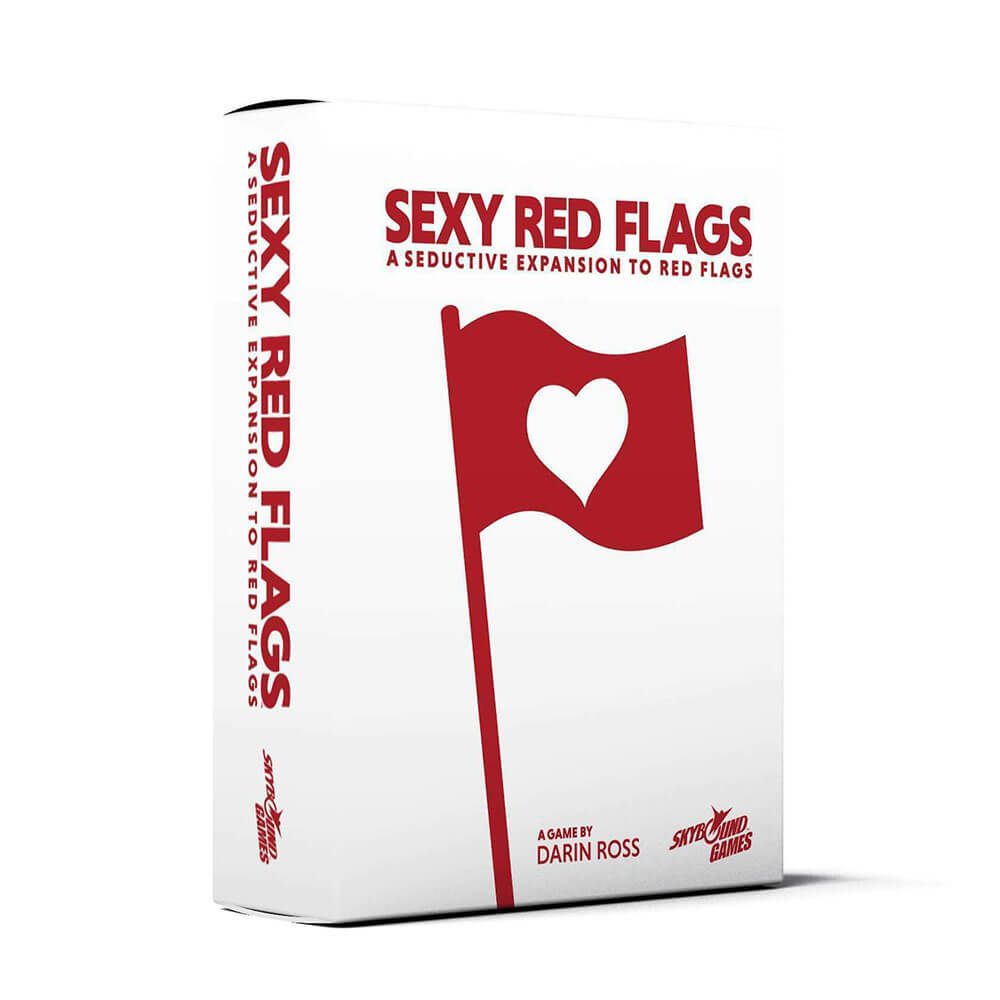 Röda flaggor sexiga röda flaggor kortspel