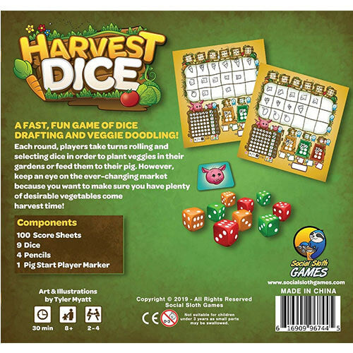 Harvest Dice Dice Game