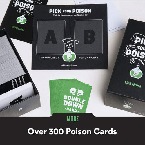 Pick Your Poison Card Game NSFW Ed.