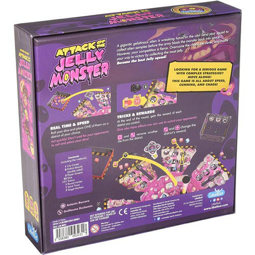 Attack of The Jelly Monster Board Game