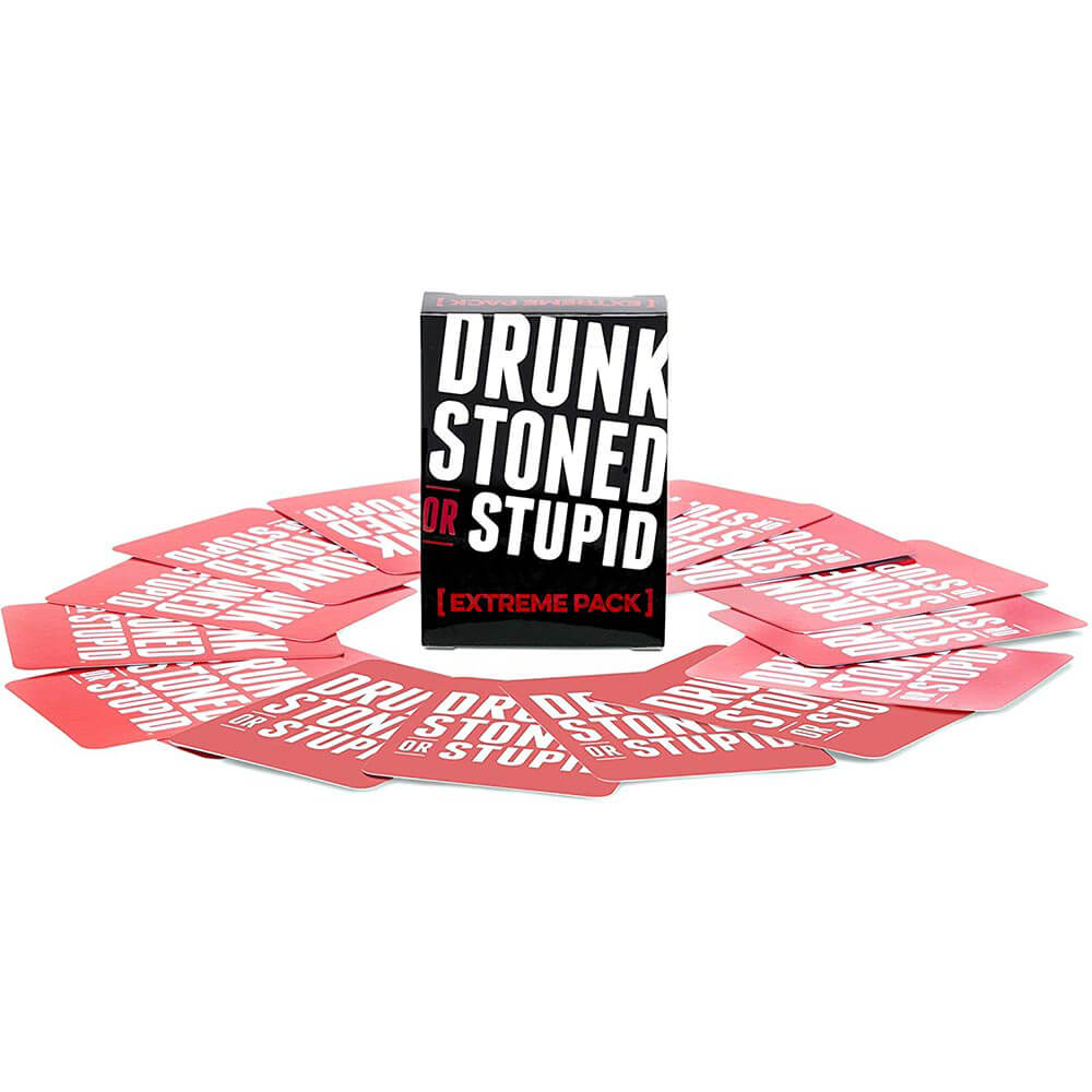 Drunk Stoned or Stupid Extreme Pack Card Game