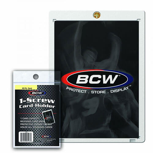 BCW 1 ネジ カード ホルダー (20 点)