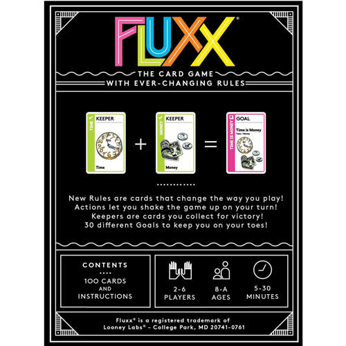 Fluxx 5.0 Edition Deck Card Game