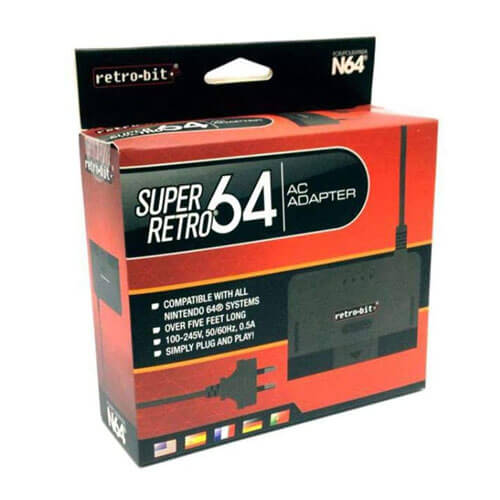 N64 Super Retro AC Adaptor with AU Plug