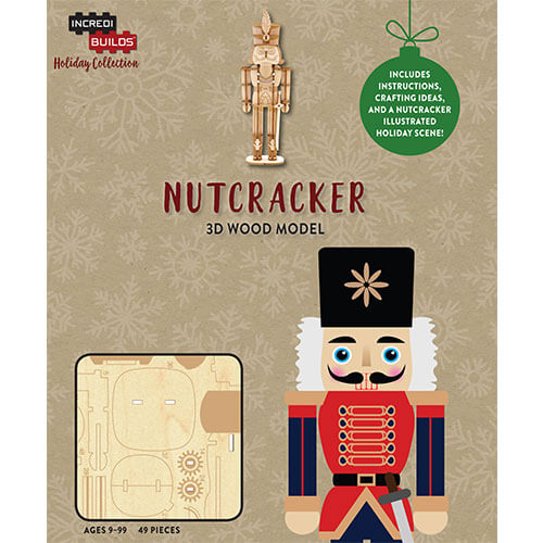 Incredibuilds Christmas Collection Nutcracker 3D Wood Model