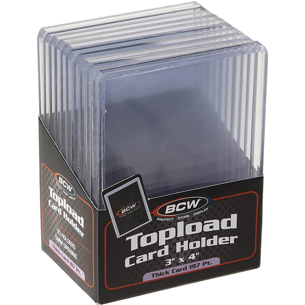  BCW Topload-Kartenhalter dick (3" x 4")