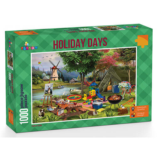 Funbox Puzzle Holiday Days Camping Puzzle