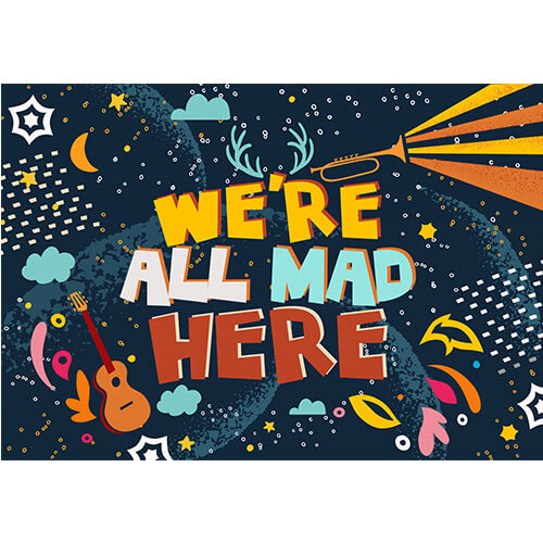 Funbox Puzzle Were All Mad Here Puzzle (1000 pieces)