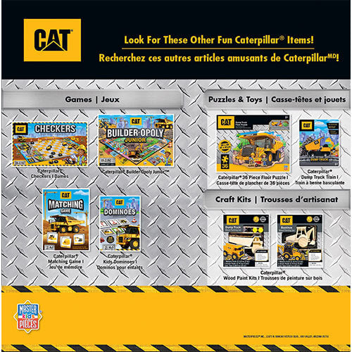 Masterpieces Puzzle CAT Caterpillar Puzzle 4 Pack (100 pcs)