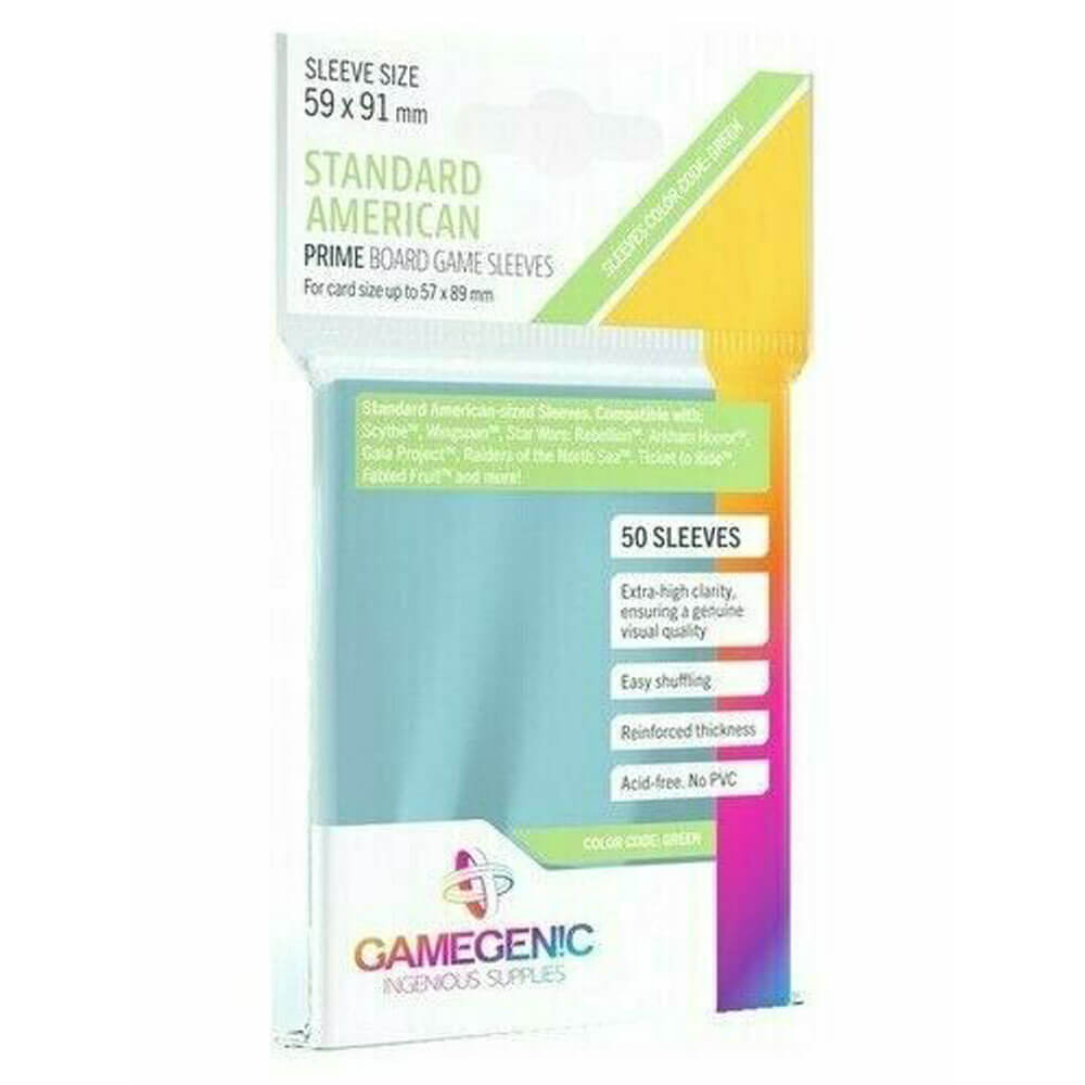 Gamegenic Prime Sleeves Standard American-Sized (50/Pack)
