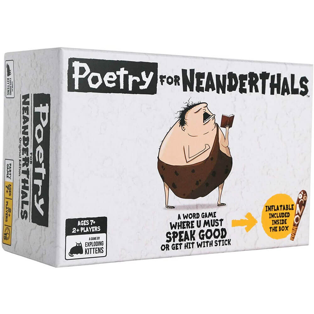 Exploding Kittens Poetry For Neanderthals Board Game