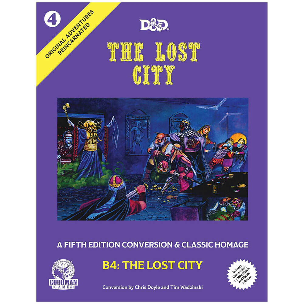 Original Adventures Reincarnated 4 The Lost City Supplement