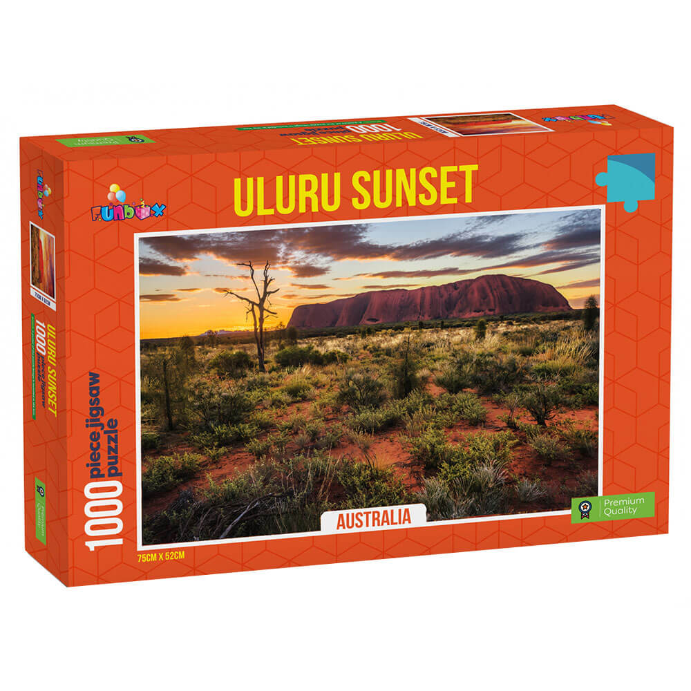 Funbox Puzzle Uluru Sunset Ayers Rock Australia (1000pcs)