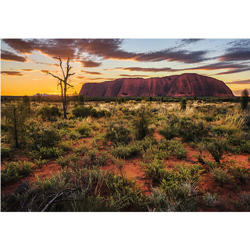 Funbox Puzzle Uluru Sunset Ayers Rock Australia (1000pcs)