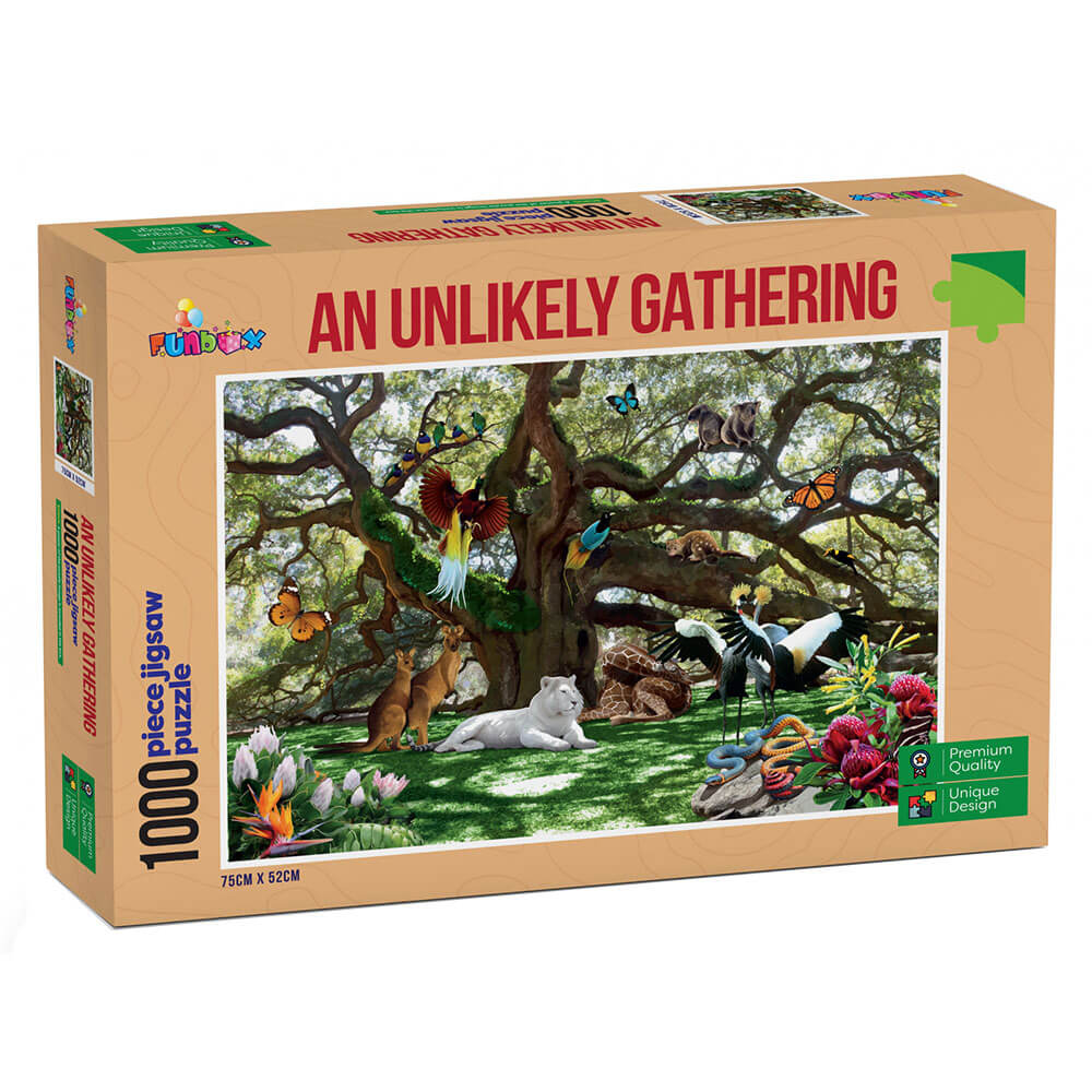Funbox Puzzle An Unlikely Gathering Puzzle 1000 pieces