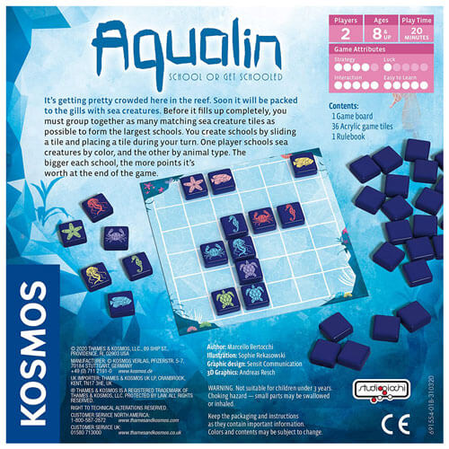 Aqualin School or Get Schooled Board Game