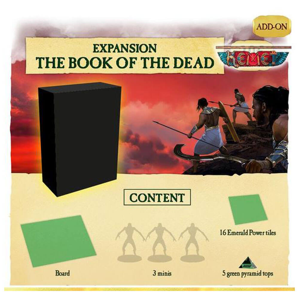Kemet Blood and Sand Book of the Dead Expansion Game