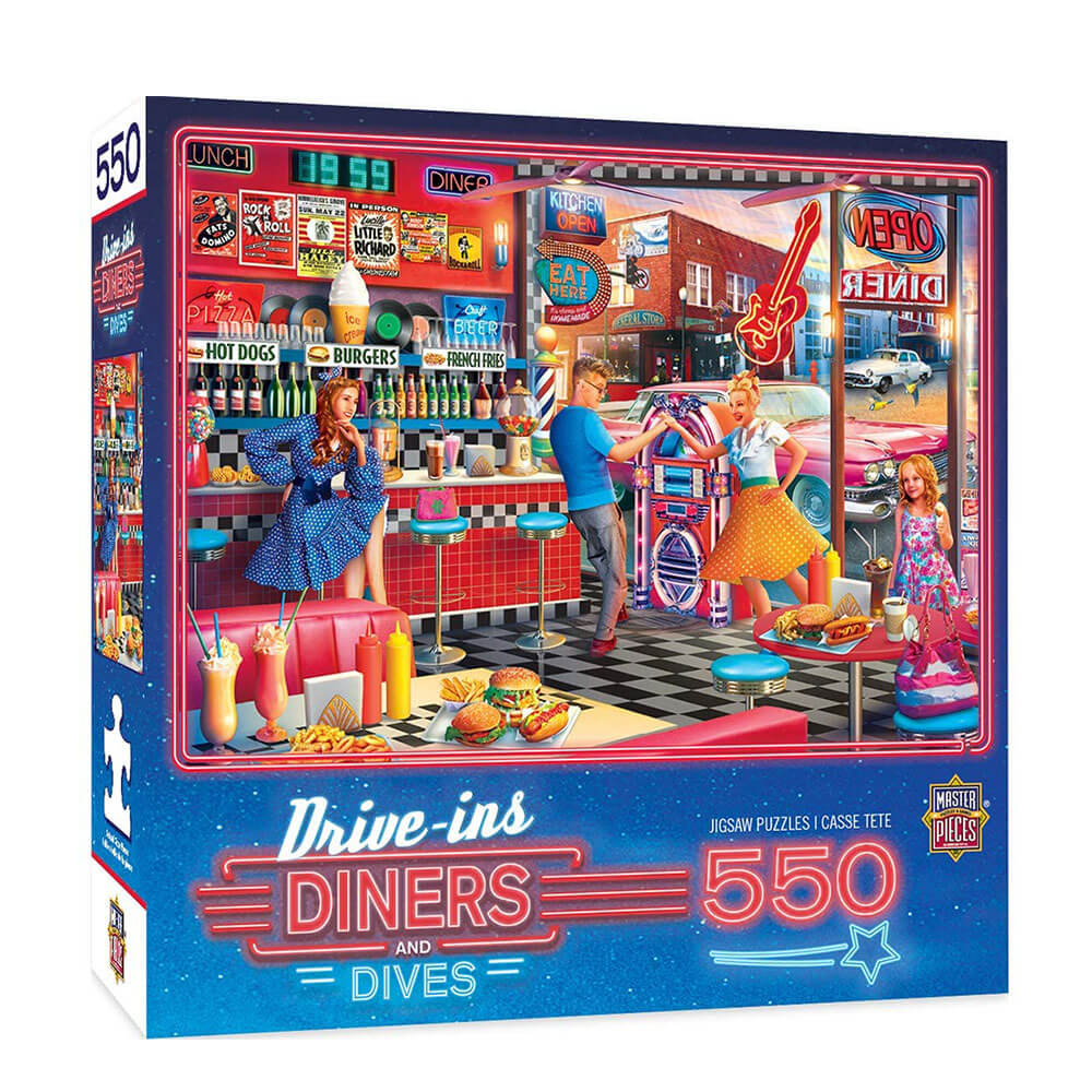 MP Diners &amp; Dives Puzzle (550 Teile)