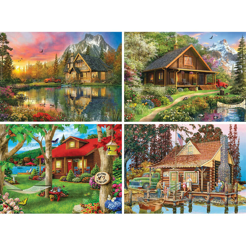 Masterpieces Puzzle The Great Outdoors 4 Pack (500 pcs)