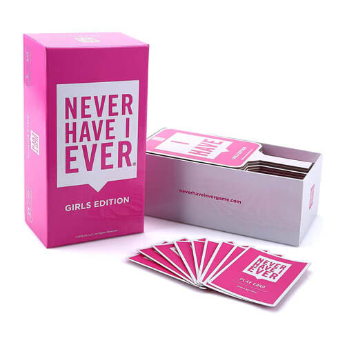 Never Have I Ever Card Game Girls Edition