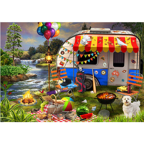 Funbox Puzzle Holiday Days Caravanning Puzzle (500 pieces)