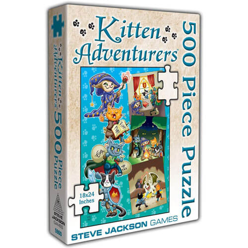 Steve Jackson Games: Kitten Adventures 500pc Puzzle