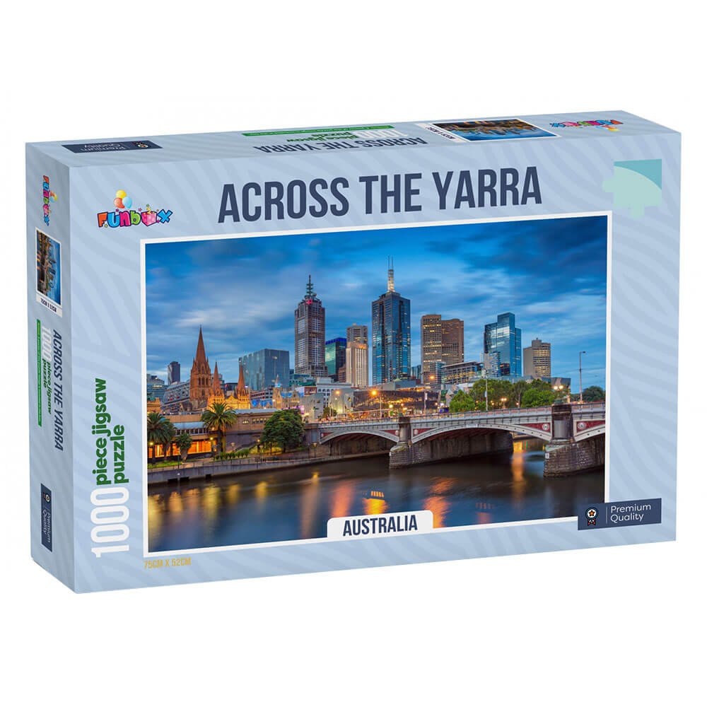 Funbox Puzzle Across the Yarra Australia Puzzle 1000 pieces