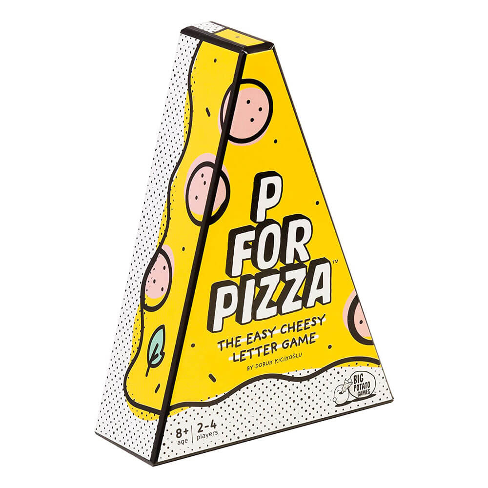 P voor pizzabordspel