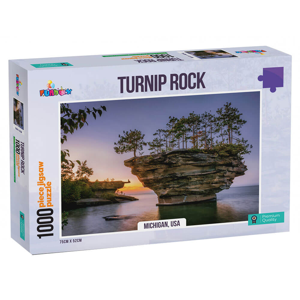 Funbox Puzzle Turnip Rock Michigan USA Puzzle (1000pcs)