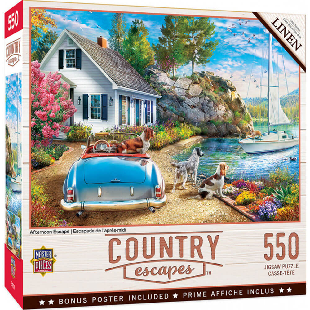 MasterPieces Country Escapes 550-teiliges Puzzle