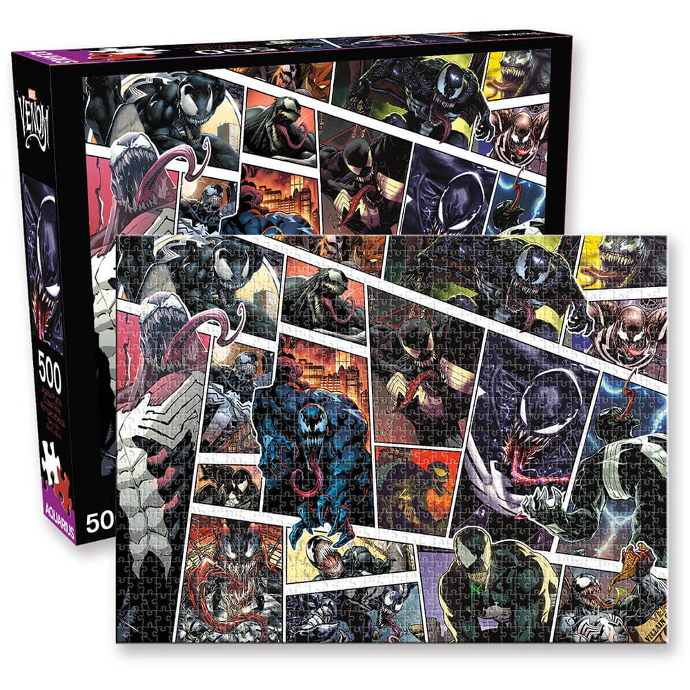 Aquarius Marvel Venom Panels Puzzle 500pc