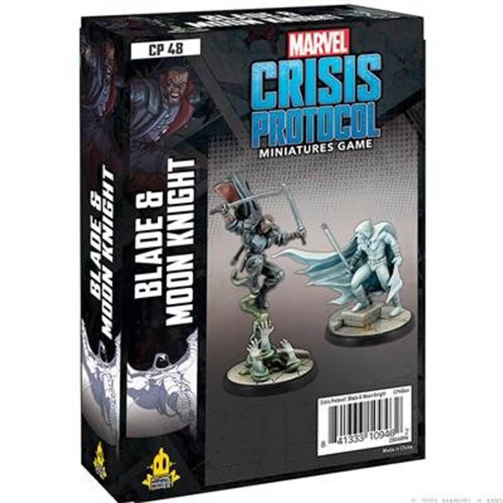 Marvel Crisis Protocol Blade & Moon Knight Miniatures Game