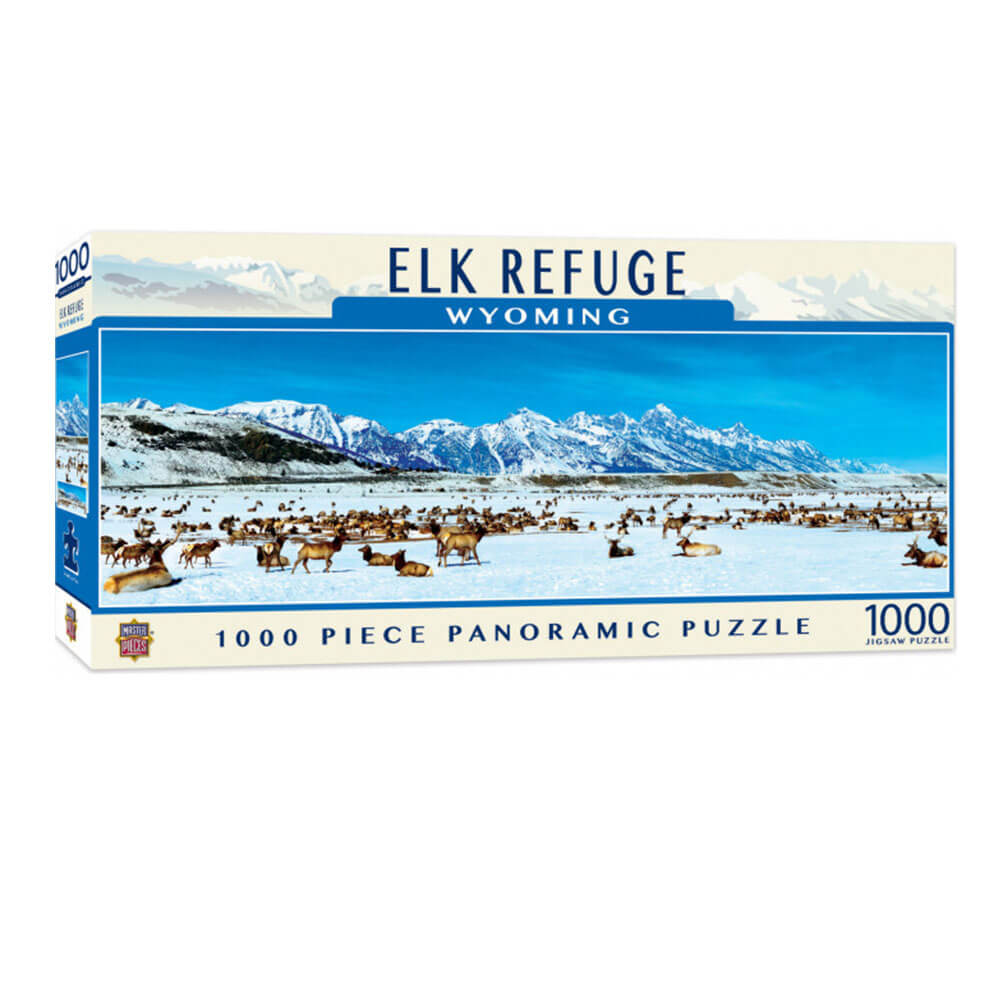 MasterPieces Panorama-Wyoming-Puzzle mit 1000 Teilen