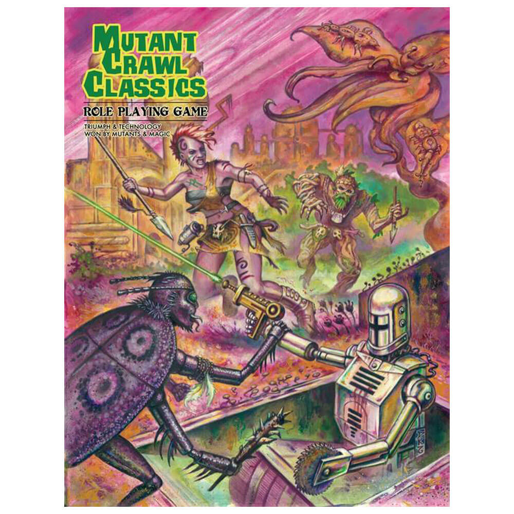 Mutant Crawl Classics RPG Core Rulebook (Softcover Edition)