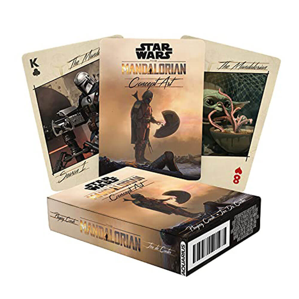 Star Wars The Mandalorian Concept Art Playing Cards